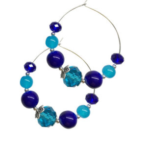 blue-loop-earrings