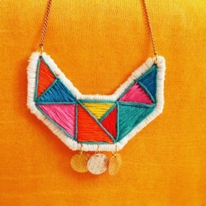Rangpitaara-Handmade Necklace Fabric