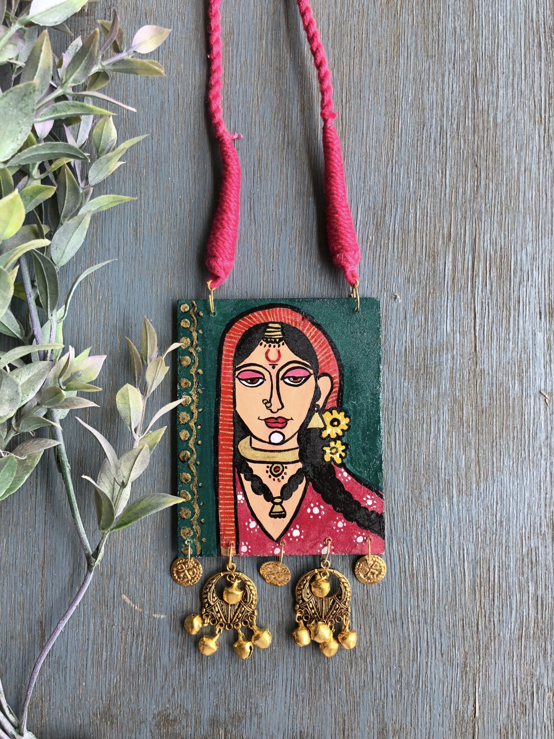 Hand Painted Necklace